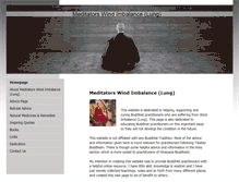 Tablet Screenshot of meditatorswindimbalance.org
